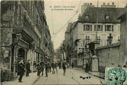 Brest * La Rue De Siam Et La Préfecture Maritime - Brest