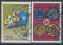 UNITED NATIONS Vienna 34-35,used - Oblitérés