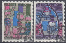 UNITED NATIONS Vienna 36-37,used - Oblitérés