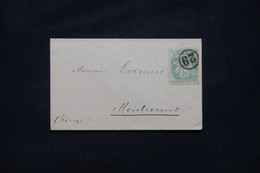FRANCE - Oblitération Jour De L 'An Sur Type Blanc Sur Enveloppe Pour Montcornet  - L 107975 - 1877-1920: Periodo Semi Moderno