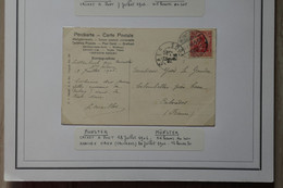 AC16 ELSASS ALSACE BELLE CARTE 1906  MUNSTER POUR COLOMBELLES FRANCE+ AFFRANCH. INTERESSANT - Other & Unclassified