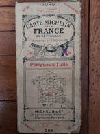 CARTE MICHELIN PERIGUEUX TULLE   N°31 AU 1/200 000e - Strassenkarten