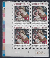 USA  1994  Christmas  (*) Mi.2526  A  (Pl. Nr. 1111 2) - Numero Di Lastre