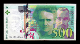 Francia France 500 Francs Curie 1994 Pick 160a BC/MBC VF/XF - 500 F 1994-2000 ''Pierre En Marie Curie''