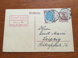 K23 Deutsches Reich Ganzsache Stationery Entier Postal P 116I Von Köln - Enteros Postales