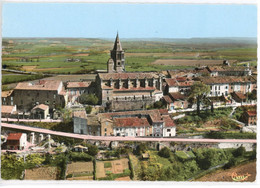 SAINT FELIX LAURAGAIS VUE GENERALE AERIENNE 1970 - Andere & Zonder Classificatie