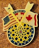 FLECHETTES - DARTS - CIBLE - TOURNOI - ETATS-UNIS D'AMERIQUE - CANADA - SUISSE - THE GOLDEN DART LINE - N°467 -  (28) - Autres & Non Classés