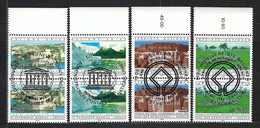 NATIONS UNIES Genève Et Vienne 1984: Timbres Sur Le Patrimoine Mondial De L' UNESCO, En Paires BDF, Obl. CAD PJ - Oblitérés