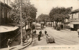 Bordeaux * Le Boulevard De Talence * Tramway Tram * Café Bar - Bordeaux