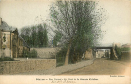 Stains * La Rue Carnot * Le Pont De La Grande Ceinture - Stains