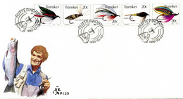 1983 TRANSKEI Fdc Butterworth Pesci Fauna - Peces