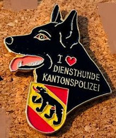 CHIENS DE POLICE - DOG - HUND - CANE - ICH LIEBE DIENSTHUNDE - KANTONS POLIZEI BERN - CANTON DE BERNE - SUISSE - (28) - Police