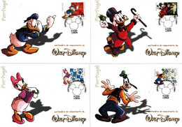 MWD-BK0-KAST MINT PF/MNH ¤ PORTUGAL 2001 9x CARDS ¤  - WALT DISNEY - - Disney