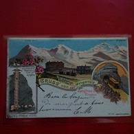 GRUSS VON DER WENGERNALP LITHOGRAPHIE - Sonstige & Ohne Zuordnung