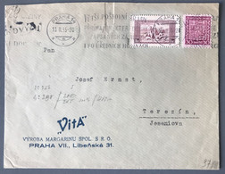 Tchécoslovaquie, Divers Sur Enveloppe De Praha 13.2.1935 - (B2429) - Lettres & Documents