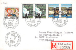 NORWAY - LETTER 1980 OSLO > LICHTENAU/DE / PR166 - Briefe U. Dokumente