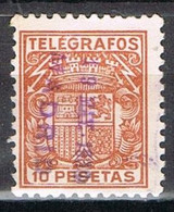 Sello Telegrafos ESPAÑA 1932, 10 Ptas  MADRID, Num 75 º - Telegraph