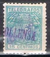 Sello Telegrafos ESPAÑA 1932, 15 Cts  POLLENSA (Mallorca), Num 70 º - Telegramas