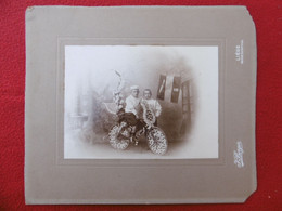 CHAUDFONTAINE ENFANTS A VELO DECORE DE FLEURS 1er PRIX 1899 PHOTO BERGER A LIEGE - Other