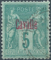 CAVALLE,France (old Colonies And Protectorates)1893 French Postage Stamp 5(C) Overprinted "Cavalle" Used - Used Stamps