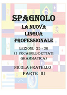 La Nuova Lingua Professionale Spagnolo - Parte III - Nicola Fratello - P - Sprachkurse