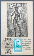 France N°798 Sur Carte - Centenaire Abolition De L'Esclavage - (B2628) - Covers & Documents