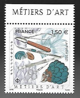 France 2021 - Yv N° 5518 ** - Métiers D'Art - Plumassier - Ungebraucht