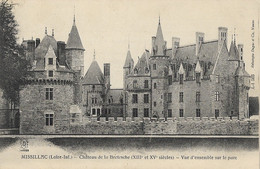 MISSILLAC - Château De La Bretesche - Vue D'ensemble Sur Le Parc - Missillac