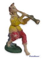 09685 Pastorello Presepe - Statuina In Plastica - Musicante - Christmas Cribs