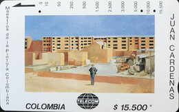 COLOMBIE  -  Phonecard  -  Tamara  - Pintura -  Juan Cardenas  -  $ 15.500 - Colombia