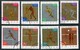 POLAND 1965 Olympic Medal Winners  Used.  Michel 1623-30 - Used Stamps