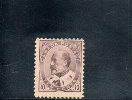 CANADA 1903-9 * - Unused Stamps