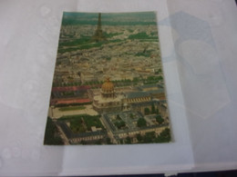 CPA CPSM CARTE POSTALE 75 PARIS PANORAMA DES INVALIDES ET LA TOUR EIFFEL - Tour Eiffel