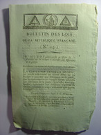 BULLETIN DES LOIS De 1794 - CERTIFICAT DE NON EMIGRATION - YPRES - SECOURS DEFENSEURS PATRIE - GRAND LIVRE - Wetten & Decreten