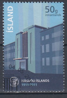 ++Iceland 2011. University. Michel 1314. Cancelled - Used Stamps