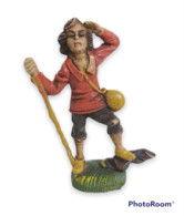 12988 Pastorello Presepe - Statuina In Plastica - Viandante - Christmas Cribs