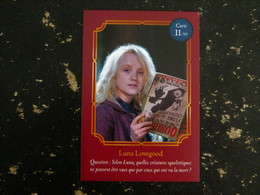 CARTE AUCHAN HARRY POTTER 11/90 LUNA LOVEGOOD - Harry Potter