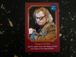 CARTE AUCHAN HARRY POTTER 47/90 MAUGREY FOL OEIL - Harry Potter