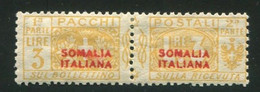 SOMALIA 1926 PACCHI POSTALI 3 K. SASSONE N.37  ** MNH - Somalia