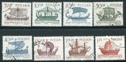 POLAND 1965 Sailing Ships III Used.  Michel 1562-69 - Oblitérés