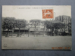 Delcampe - CPA 92 Hauts De Seine MALAKOFF La TOUR  - Le Marché Et Angle Rue Parmentier 1927 - Malakoff