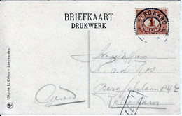 Grootrond BIRDAARD Op Nr 51 Op Ansicht - Postal History