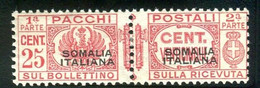 SOMALIA 1928 PACCHI POSTALI 25 C.SASSONE N. 56  ** MNH - Somalie