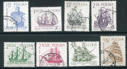 POLAND 1964 Sailing Ships II Used.  Michel 1465-72 - Used Stamps