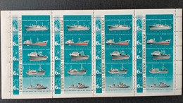 RUSSIA  MNH (**)1967 Ships - Fishing Fleet Of USSR	   Mi   3326-3330 - Feuilles Complètes