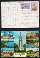 Salvador 1971 Picture Postcard To MUNICH Germany - El Salvador