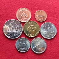 Fiji Set 1 2 5 10 20 50 Cents 1 $ 2000 - 2009 - Figi