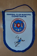 Captain Pennant Handball Club Municipal Constanta Romania Cup Winners 1/8 Final 23x30cm - Palla A Mano