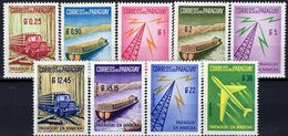 Schiffe Industrie 1961 Paraguay 882/0 ** 5€ Motorschiff Radio-Sendemast LKW Baumstämme Düsen-Flugzeug Set Ships Industry - Other (Earth)