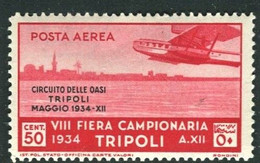 TRIPOLITANIA 1934 CIRCUITO DELLE OASI 50 C. ** MNH - Tripolitania